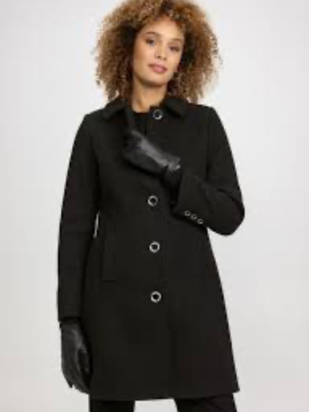 Contemporary Business Casual Women's Gray Long Coat